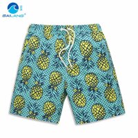 盖浪新款沙滩裤男速干大码宽松休闲短裤波点亮色五分裤秋冬温泉裤