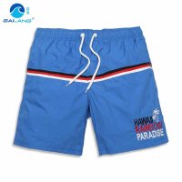 盖浪 夏新男士纯棉沙滩裤宽松大码休闲短裤 吸湿透气五分裤度假裤