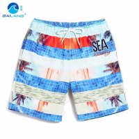 盖浪 欧美时尚沙滩裤男速干大码宽松休闲短裤 海上度假男泳裤泳衣