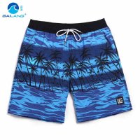 盖浪 四面弹精品带内衬沙滩裤男速干大码宽松时尚休闲短裤