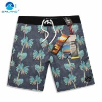 盖浪 夏男沙滩裤男宽松大码拉链门襟休闲短裤 防泼水速干度假裤衩