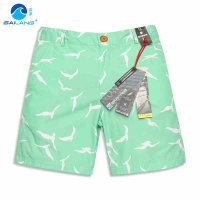 盖浪 男士沙滩裤度假休闲短裤 男 平腰简约宽松休闲裤 中裤五分