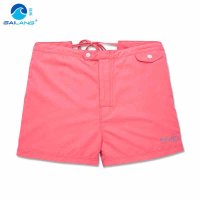 盖浪 女士沙滩裤女夏宽松大码中腰显瘦海边运动短裤 度假速干裤女