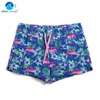 盖浪 夏季情侣沙滩裤裤速干大码修身运动短裤 四面弹有内衬热裤