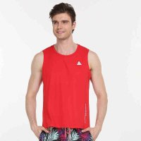 盖浪青年圆领透气男士宽松运动背心 男士吸湿透气篮球服
