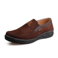 2014秋季新款京特老北京布鞋男鞋 一脚蹬懒人男单鞋中老年爸爸鞋