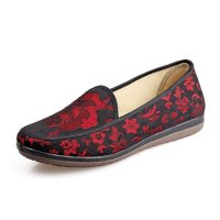 2014秋季京特老北京布女鞋 舒适碎花女单鞋 中老年人妈妈鞋软底鞋