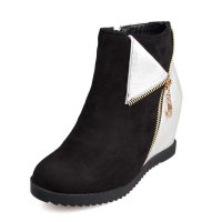 2014秋冬新款京特老北京布鞋女鞋 内增高女靴 时尚韩版短靴女绒靴