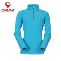 CARAVA喀尔沃秋冬户外情侣款套头衫防静电抗起球抓绒衣453707/8