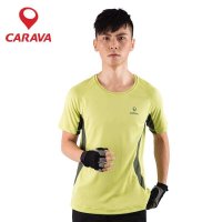 CARAVA喀尔沃品牌户外男款速干衣短袖透气超轻耐磨速干T恤824055