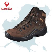 CARAVA喀尔沃品牌户外男多功能鞋头层牛皮高帮登山鞋徒步鞋113112