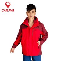 冲锋衣 三合一 正品 男款 抓绒内胆两件套 CARAVA秋冬154681