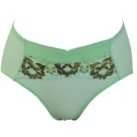 俏丹娜正品内裤 女网纱三角裤中腰底裤高档精品透气底裤9005