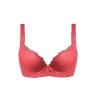 春娜正品 超柔软舒适胸罩 纯色百搭调整型上托中厚杯女士内衣8264