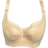 俏丹娜正品 胸罩大码大罩杯无痕纯棉聚拢调整女士内衣文胸7614