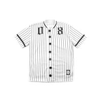 JOKESTER2014新款男条纹棒球情侣衬衫 休闲宽松套头篮球街头衬衣