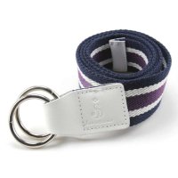 JOKESTER潮牌男女帆布皮带双环扣彩色条纹裤腰带大码裤带嘻哈学生