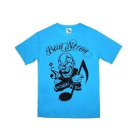 JOKESTER潮牌男流行小丑印花T恤音符 彩虹夏季短袖圆领打底衫体恤 潮