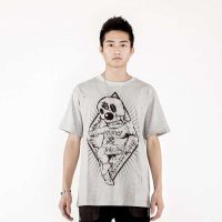 JOKESTER男短袖T恤欧美风潮牌纯棉衣服夏装小丑印花上衣 半袖体恤 潮