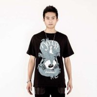 JOKESTER潮牌2014夏装新款潮流圆领双头毒蛇短袖t恤纯棉半袖男装 潮
