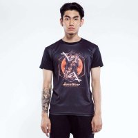 JOKESTER 新款潮男个性立方体男式守护天使十字架休闲学生短袖T恤 潮