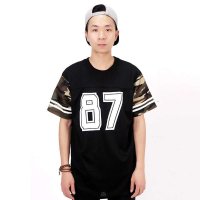 JOKESTER潮牌原创设计速干网眼T恤 迷彩简约休闲运动短袖圆领TEE