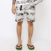 JOKESTER 14年新款潮男花卉五分裤夏日海滩潮流休闲腰带双扣短裤
