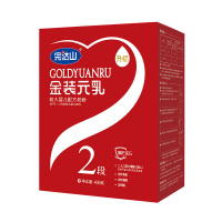 完达山金装元乳较大婴儿配方奶粉2段400g*6盒装