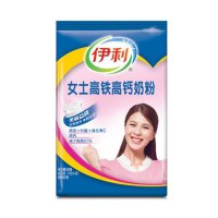 伊利 女士高钙高铁成人奶粉400克袋装（新老包装随机发）