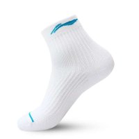 李宁LINING羽毛球袜 运动袜 男袜 女袜 纯棉纯色加厚长袜 吸汗单双装 多双装