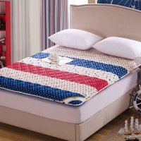 轩蓝仕家纺 6cm厚度全棉多针加厚床垫 单双人可折叠透气榻榻米加厚床褥子0.9/1.2/1.5/1.8米