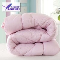 轩蓝仕家纺 加厚压花磨毛秋冬保暖被芯 冬被 单人双人被子轻柔舒适3-8斤