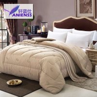 轩蓝仕家纺 纯正阿拉善驼毛被子被芯 加厚保暖保健冬被 单双人排湿抗菌被子4-8斤