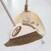 魔乐 扫把 扫帚簸箕套装组合 软毛笤帚 地板清洁工具 除尘不粘毛发