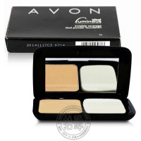 Avon/雅芳 新均衡光焕粉饼 嫩粉色（IL001）9g