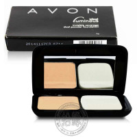 Avon/雅芳 新均衡光焕粉饼（干湿两用） 瓷粉色（IL002） 9g