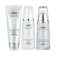 自然堂CHANDO 雪润皙白护肤3件套装（洁面膏+晶采乳液+精华液）