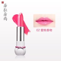 朵拉朵尚 氧气女孩甜蜜水润口红3g蜜桃香吻 不易脱妆 锁色