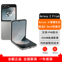 [全新]三星 Galaxy Z Flip6 星夜银 12GB+256GB AI手机 骁龙8 Gen3 双卡5G手机