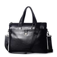 西部牛匠 高档真皮商务包男包手提包 头层牛皮公文包横款单肩包