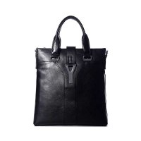 西部牛匠 高档精品真皮男士手提包竖款 牛皮商务男包时尚单肩包