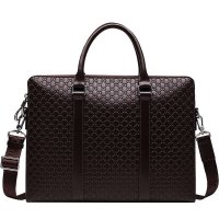西部牛匠 新款商务公文包男士手提包 压花牛皮时尚男包XSW12221