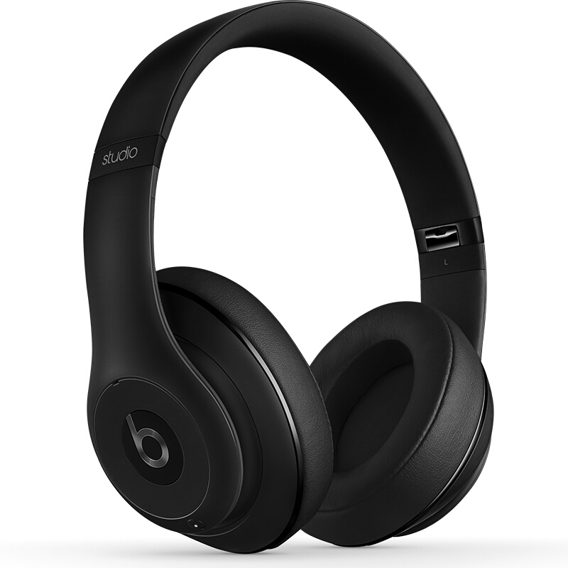 Beats Studio2.0 Wireless 录音师 无线2代 头戴式 蓝牙无线 降噪耳机 游戏耳机 - 纯黑色