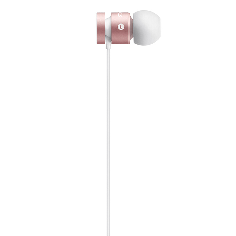 Beats urBeats 入耳式 手机音乐 重低音耳机 耳塞 防缠绕耳机线 三键线控 带麦 金属外壳 运动耳机 玫瑰金
