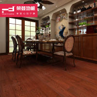 荣登地板 纯实木地板 进口复古橡木系列18mm 仿古手抓面 小规格A料