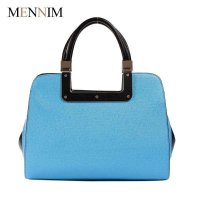 2014年新款牛皮女包 日韩简约潮女士百搭纯色包包 定型手提包 斜跨单肩包