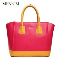 漫妮玛正品复古手提女包欧美范女士包包2014新款潮牛皮女包