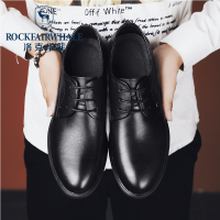 洛克华菲皮鞋男正品商务正装真皮休闲新郎结婚鞋男士软底头层牛皮男鞋