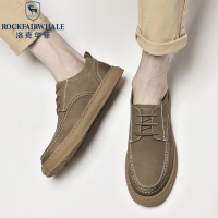 洛克华菲男鞋2022新款冬季商务休闲皮鞋男士运动鞋子软底男款板鞋