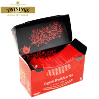 Twinings川宁英国早餐茶2g*25袋 盒装 进口红茶 10775